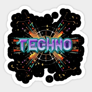 Techno Day – December Sticker